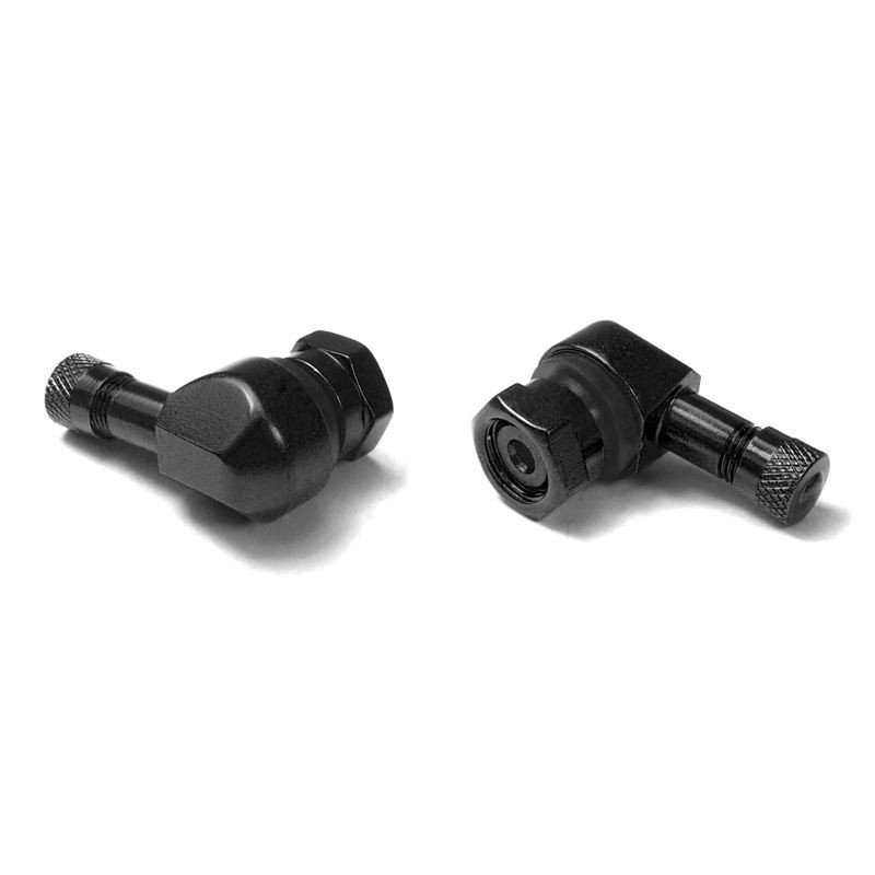 Valve Coudée Alu Noir